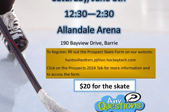 1st Prospect Skate June 8th – Get Signed Up!