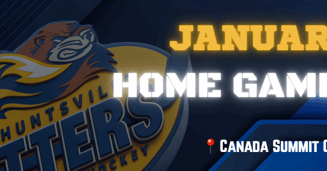 Huntsville Otters January Home Schedule